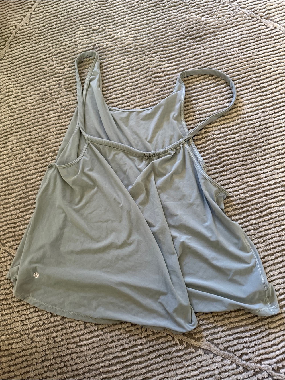lululemon athletica Sage Green Cross-Back Crop Tank